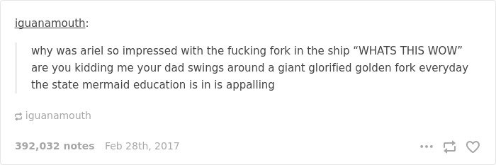 disney-tumblr-posts ariel fork