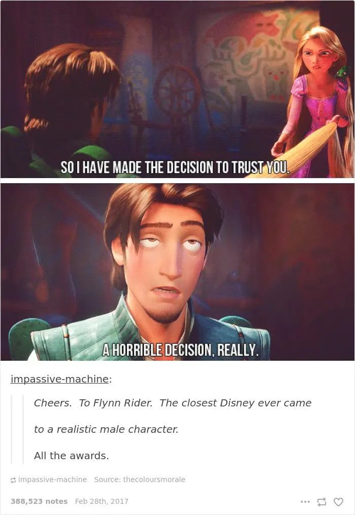 <a href="http://impassive-machine.tumblr.com/post/51456373535/cheers-to-flynn-rider-the-closest-disney-ever" target="_blank"><span style="font-size: 8px; color: #ffffff;"><em>Tumblr</em></span></a>