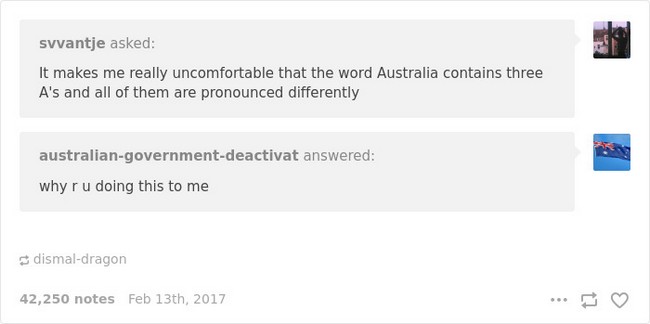 english language jokes australia pronunciation