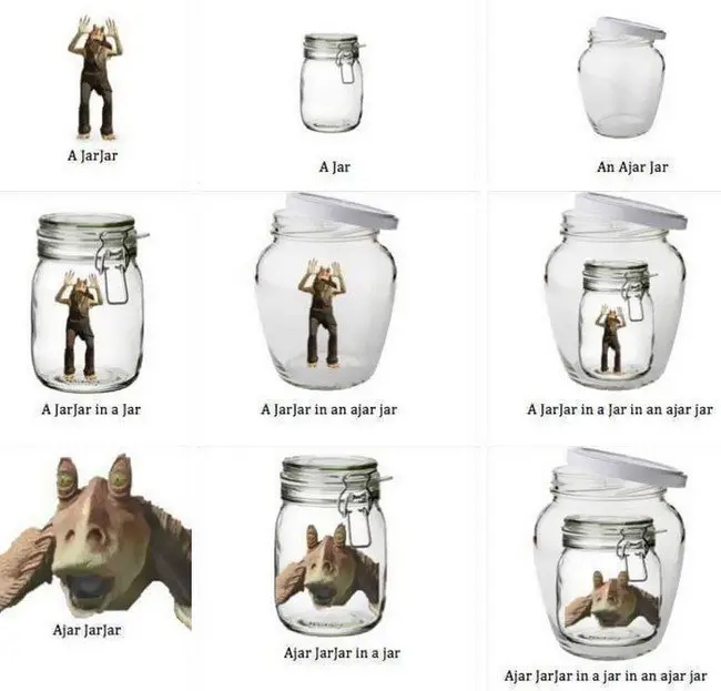 english language jokes jar jar