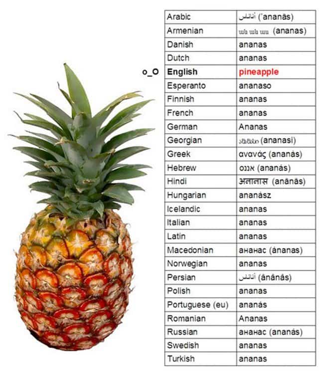 english language jokes pineapple