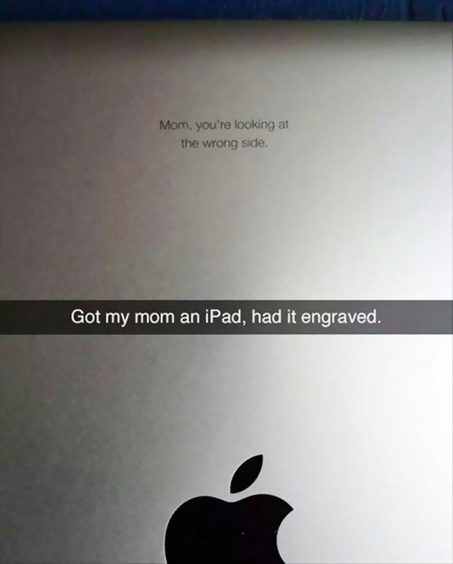 engraved ipad