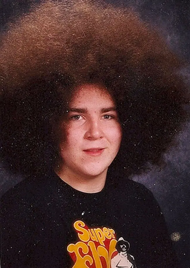 Awkward Family Photos  My 5th grade school picture My hair style was  called The Pineapple  Facebook