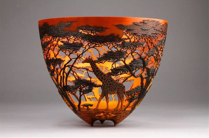 gordon pembridge wood carving gifarre sunset