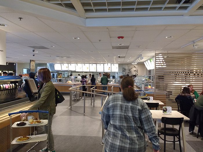 guy documents trip to ikea for lunch