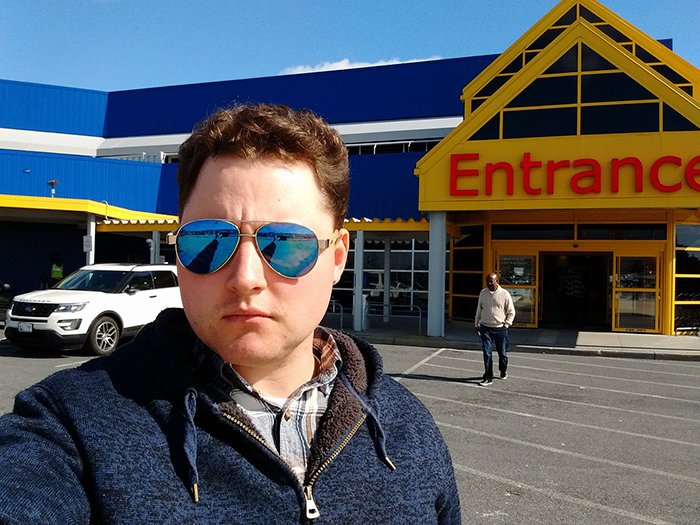 guy documents trip to ikea we are here