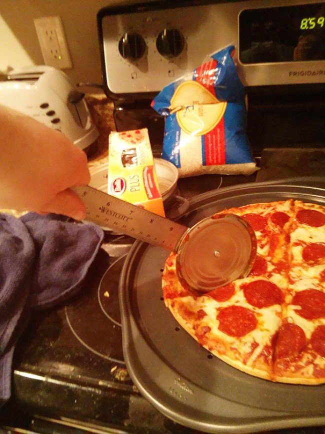 homemade pizza cutter