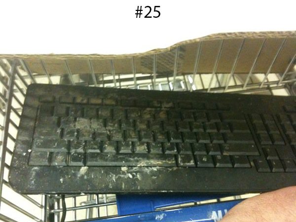 house fire keyboard ruined
