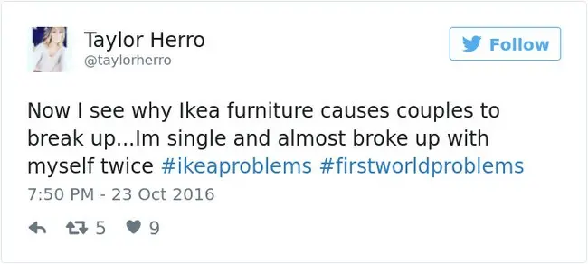 ikea jokes break up