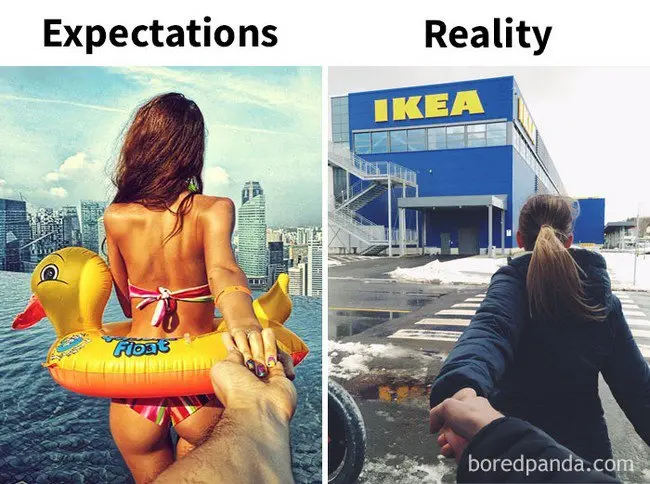 ikea jokes expectations reality