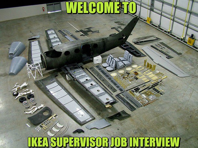 ikea jokes supervisor interview assemble