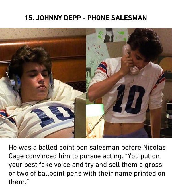 johny depp phone salesman