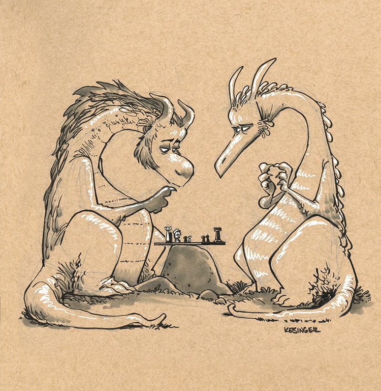 kesinger dragon dormar the ponderer and seerfin the impatient