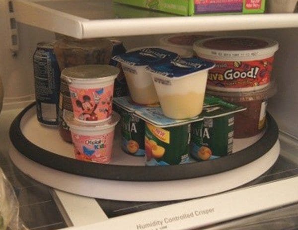 lazy suzan in fridge