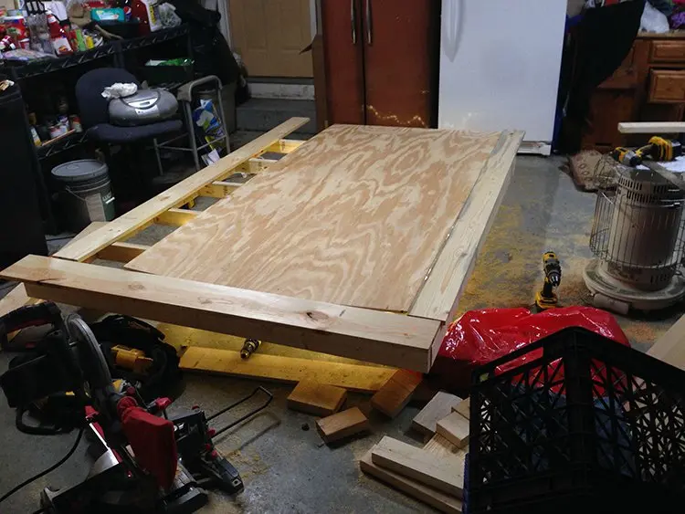 levitating bed piecing together