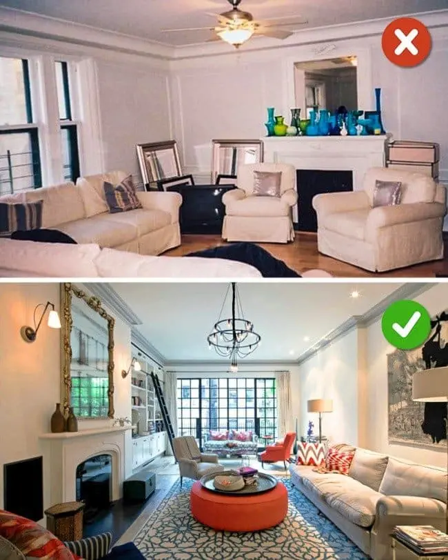 living room comparison