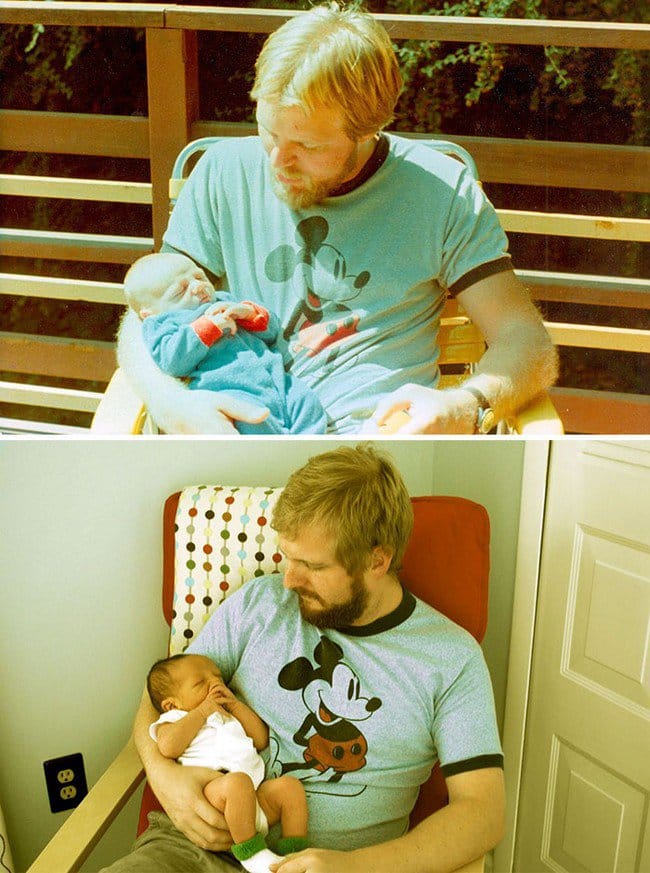 men with babies
