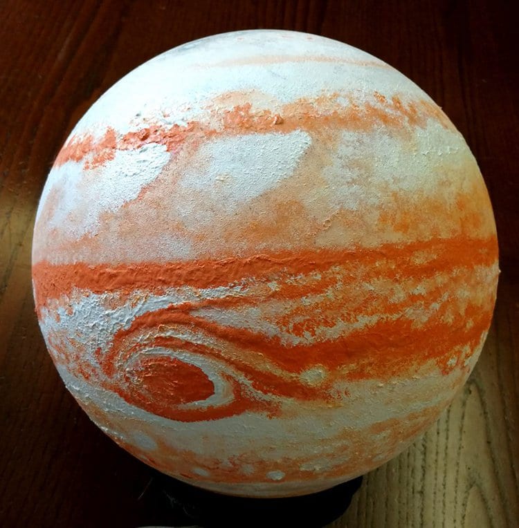 moon-lamp planet orange