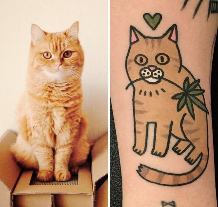 pet-tattoos-jiran ginger cat