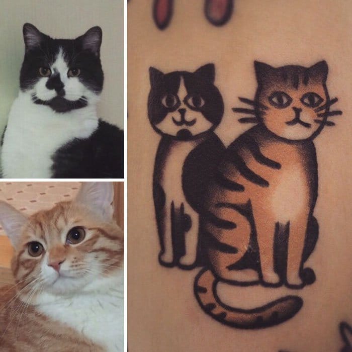 pet-tattoos-jiran two cats