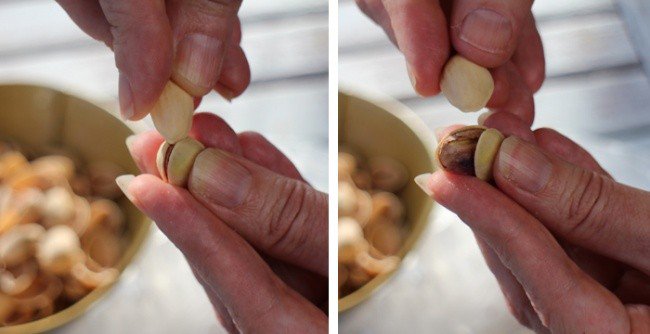 pistachios opening