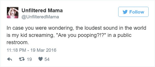 pooping tweet