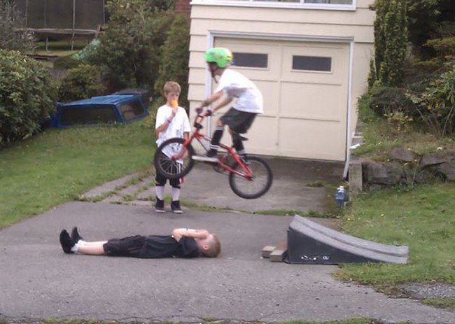 safety fails boys bike