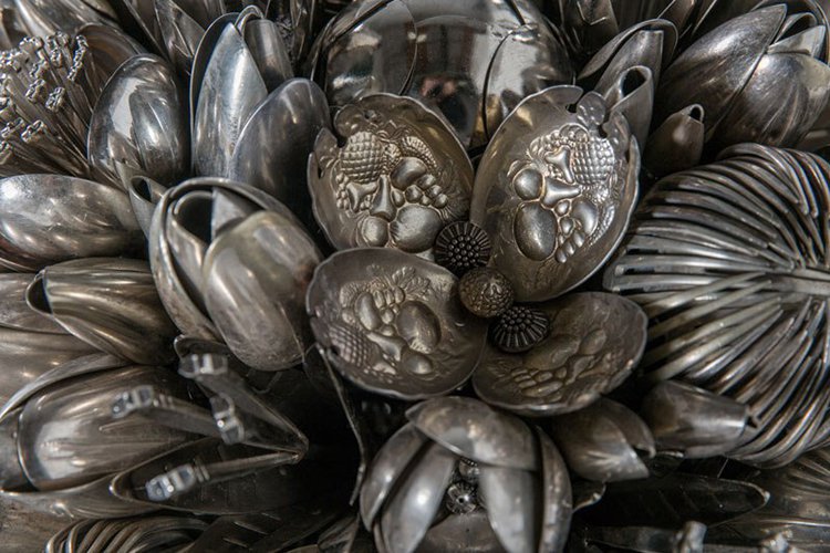 silverware bouquets detail