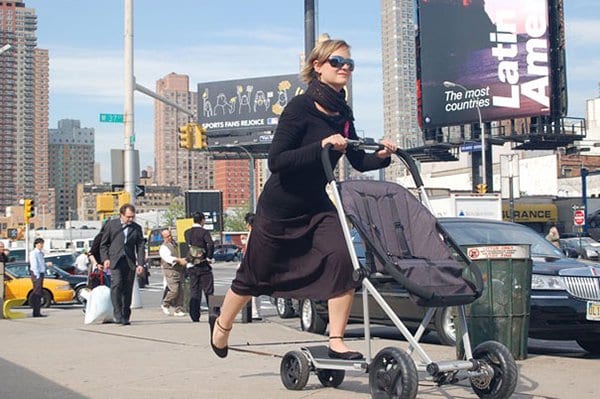 unique inventions roller buggy scooter pram