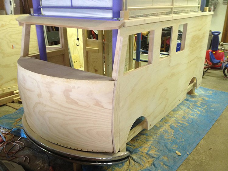 vw camper van bed sanding