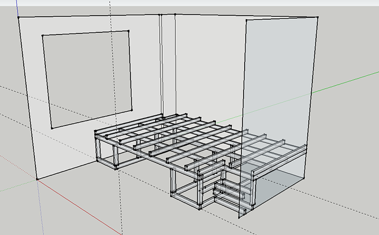 3d sketch bedroom plans