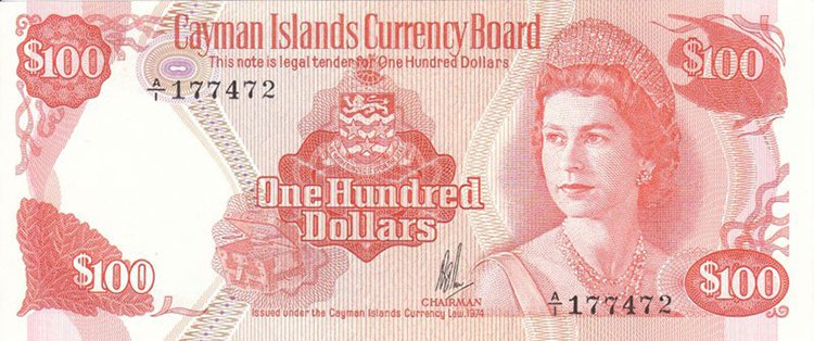Queen Elizabeth aged 34 cayman islands