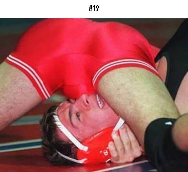 awkward sports moments private parts in face