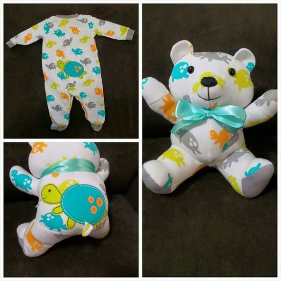 baby clothes into bear turtles