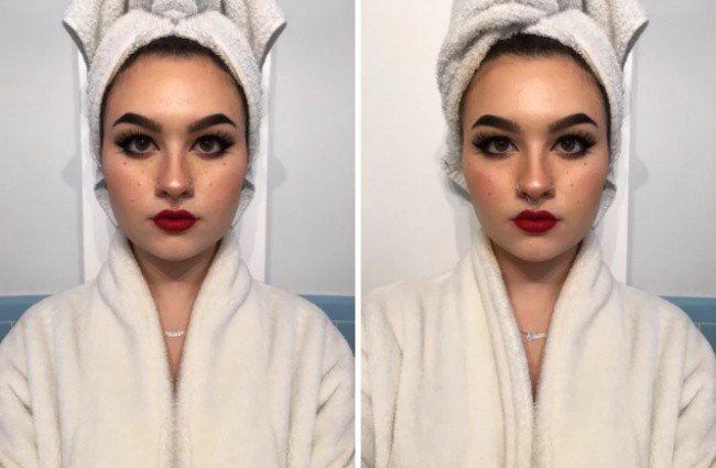 bizarre photos girl towel