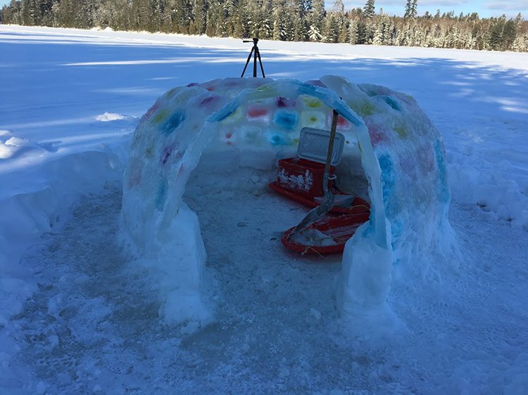 building an igloo archway