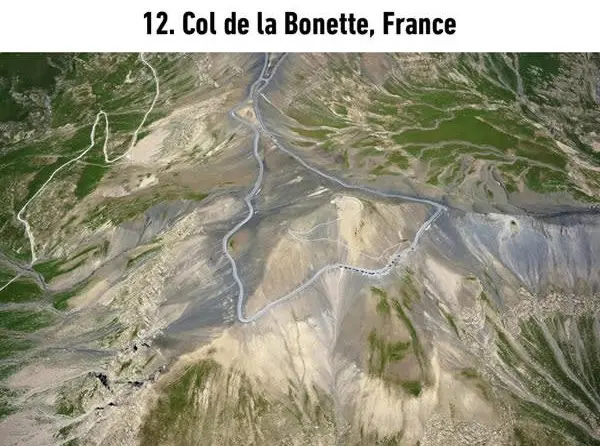 dangerous roads col de la bonette france