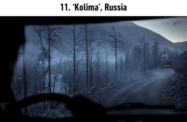 dangerous roads kolima russia