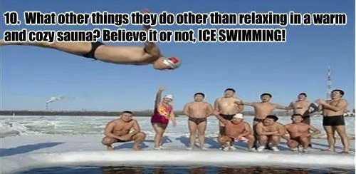 finland facts ice swimming