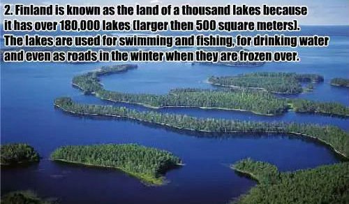 finland facts land of lakes