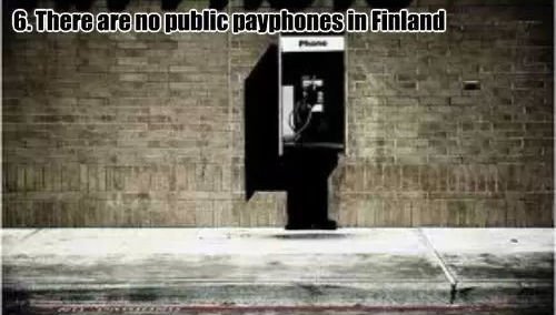 finland facts no payphone