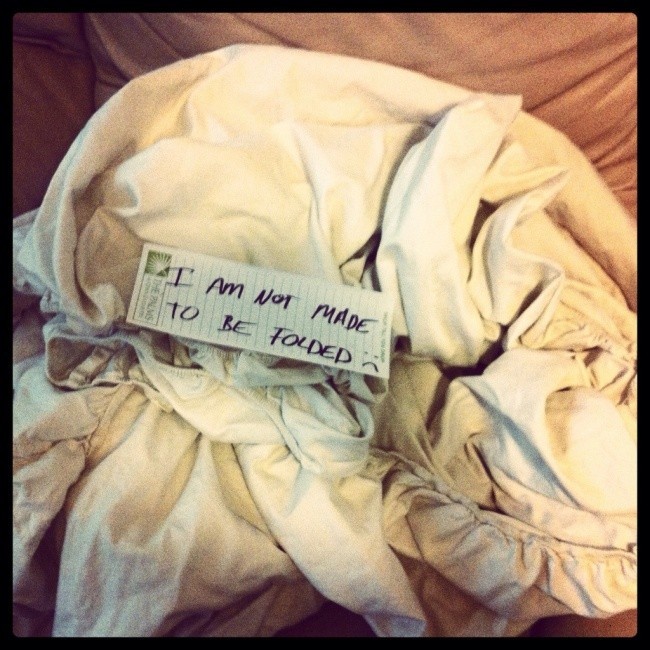 funny husbands home alone laundry note