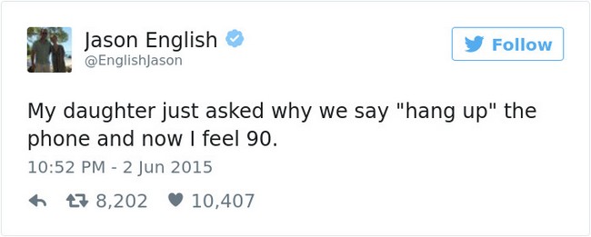 funny tweets aging hang up