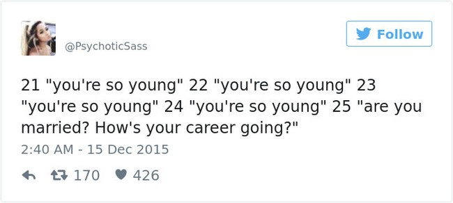 funny tweets aging married