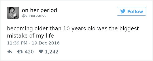 funny tweets aging ten years