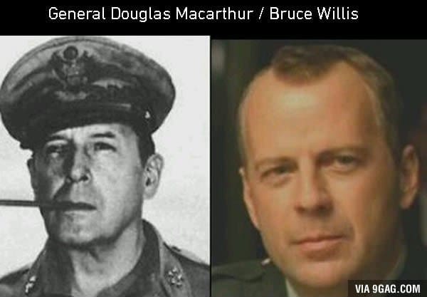 general douglas macarthur bruce willis