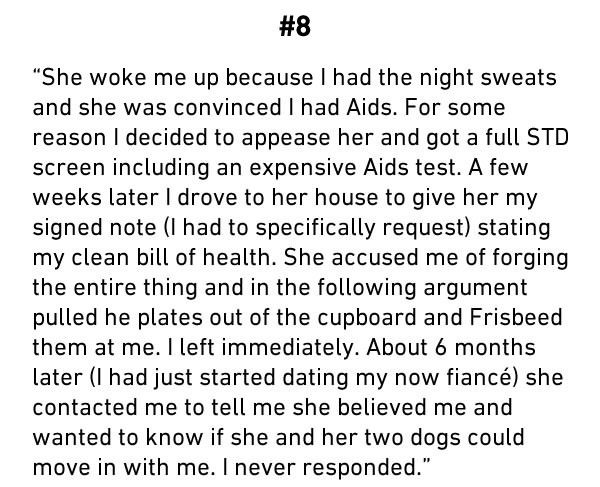 girlfriend accused me of having aids