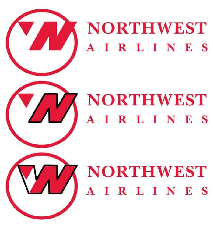 hidden meaning logo northwest airlines