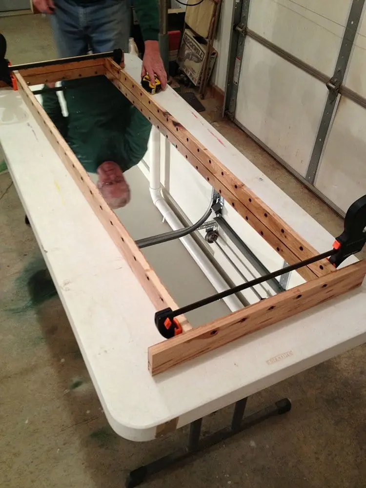 infinity table clamps hold boards