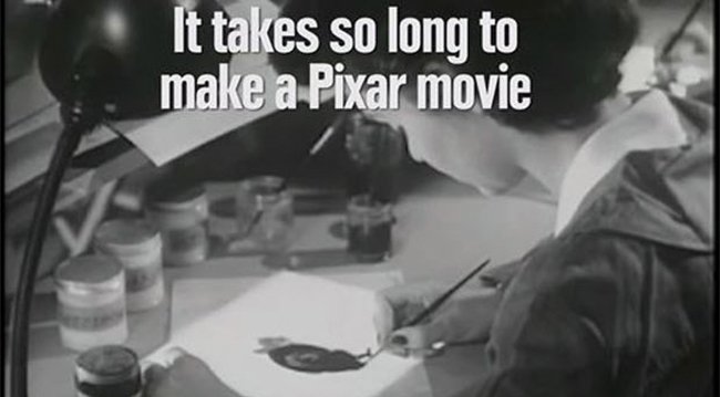 it takes so long to make a pixar movie
